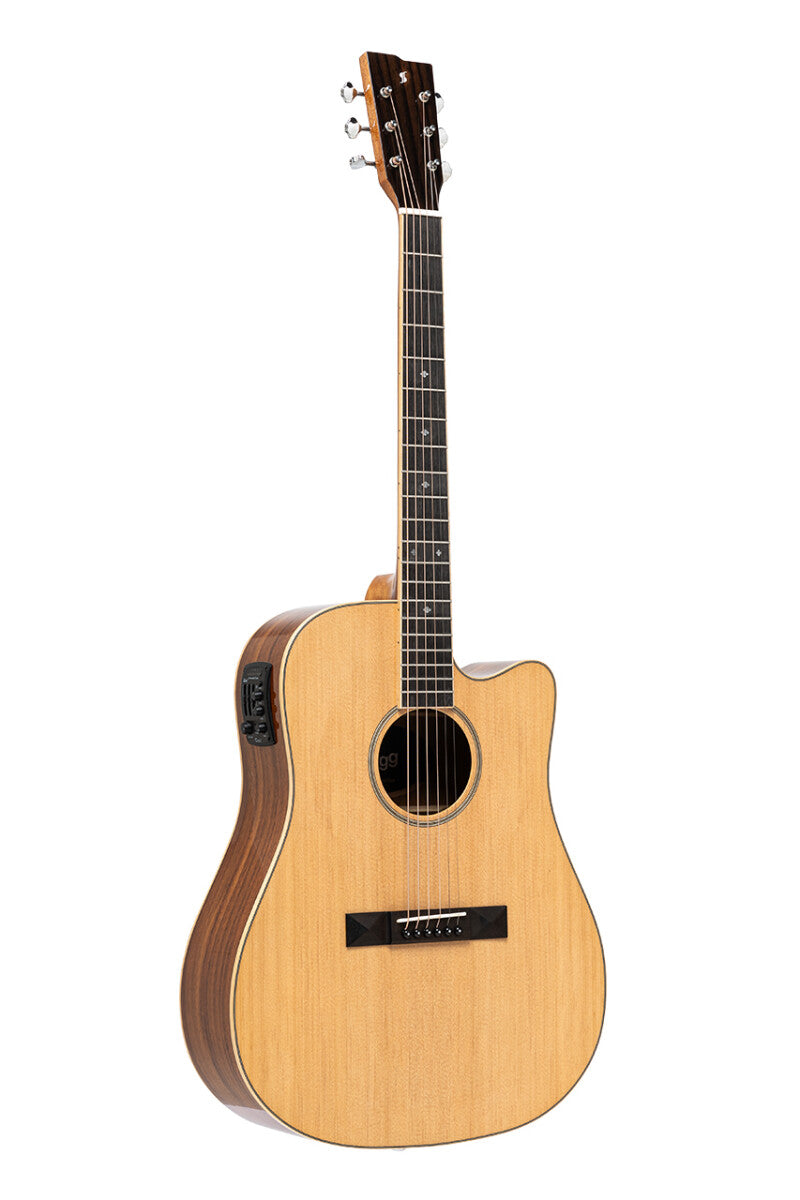 Stagg SA45 DCE-AC westerngitaar Naturel