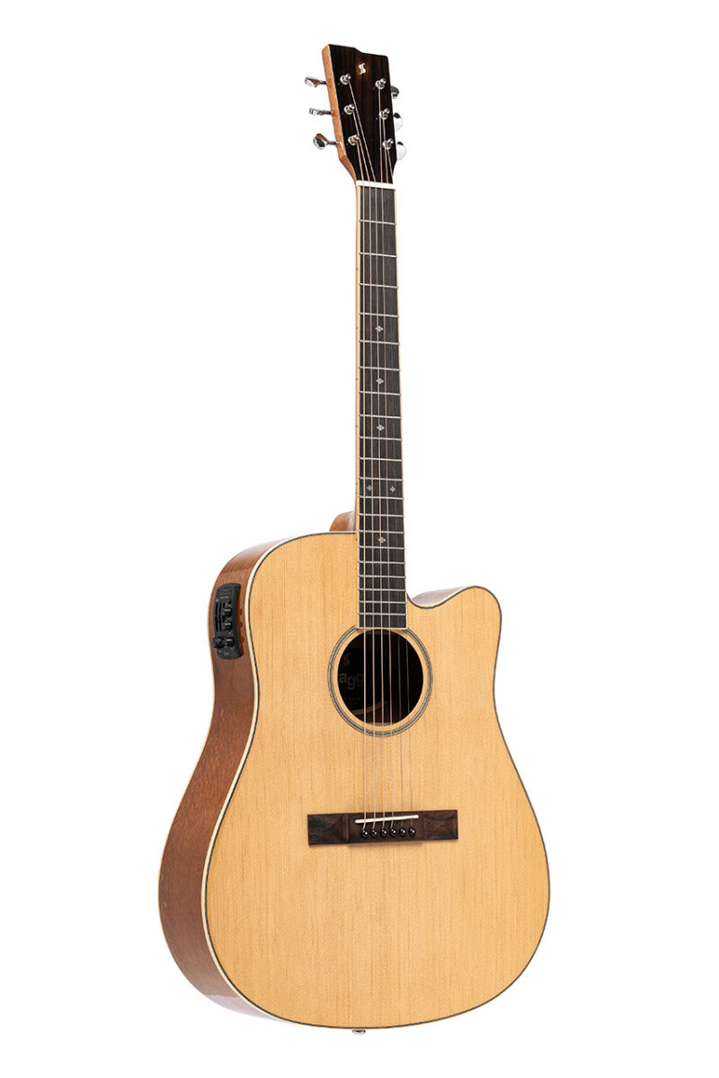 Stagg SA45 DCE-LW westerngitaar Naturel