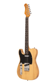 Stagg SET-STD NAT LH T-style elektrische gitaar linkshandig Naturel, Model: Linkshandig