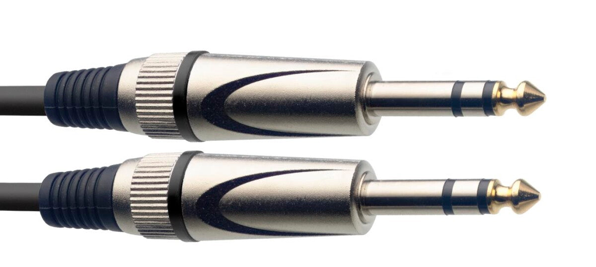 Stagg SAC3PS DL audiokabel jack/jack (stereo, m/m), 3 m