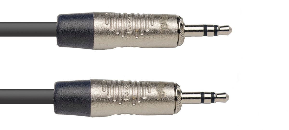 Stagg NAC6MPSR n-Serie audiokabel, mini-jack/mini-jack (m/m), stereo, 6 m