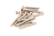 Fender 0015610049 Basgitaar Brugmontageschroeven Chroom #5 x 1 Inch Set van 12