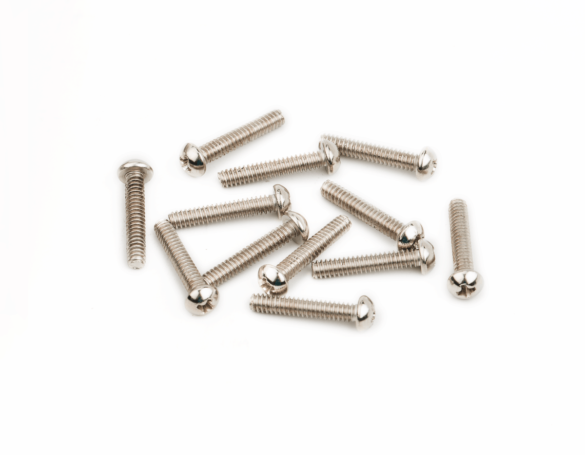 Fender 0015693049 American Vintage Stratocaster Intonatieschroeven 4-40 x 5/8 Inch Nikkel Set van 12