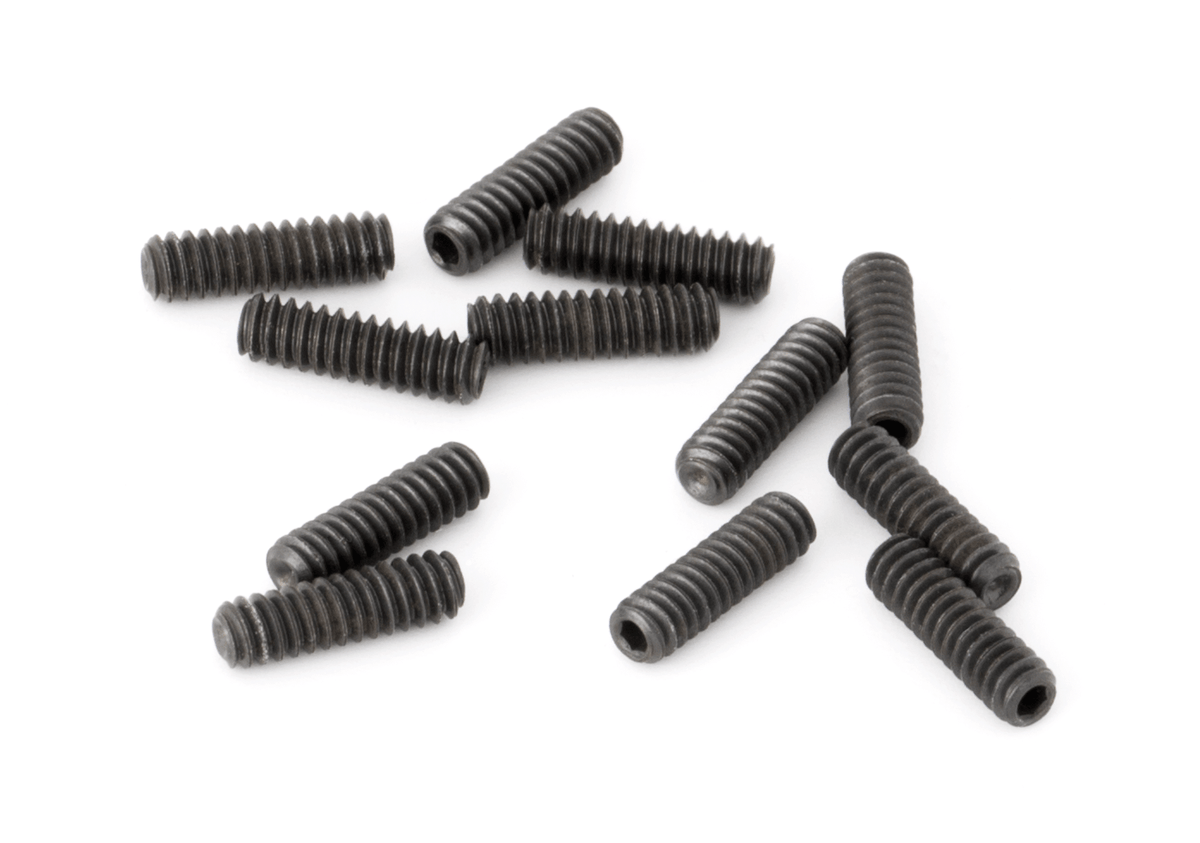 Fender 0018027049 American Deluxe Telecaster Zadelhoogteschroeven 4-40 x 3/8 Inch Zwart Set van 12