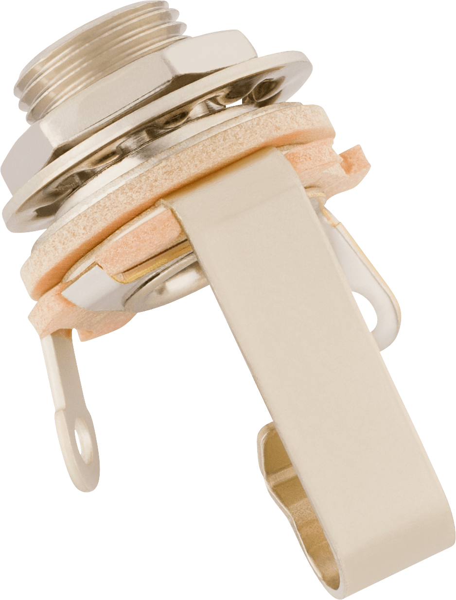 Fender 0021956649 6,3 mm 2-Polige Gitaar-Outputjacks Set van 6