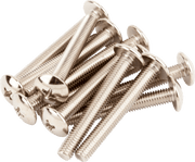 Fender 0036619049 chassis-montageschroeven 10-32 x 1-1/2 inch nikkel set van 12