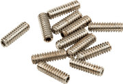 Fender 0040800049 Standard Series Basgitaar Zadelhoogteschroeven 6-32 x 7/16 Inch Nikkel Set van 12