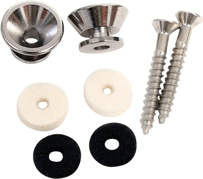 Fender 0063267049 Strap Buttons Chroom 2 Stuks