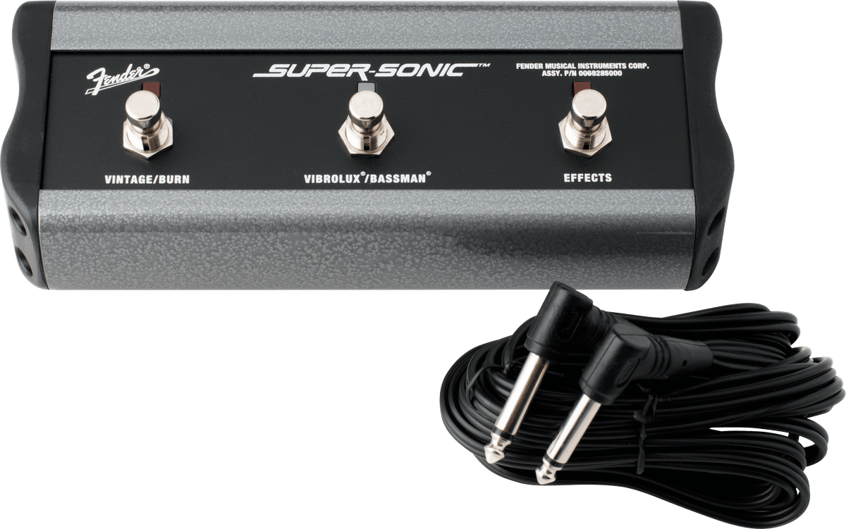 Fender 0069285000 3-Button Super-Sonic Footswitch