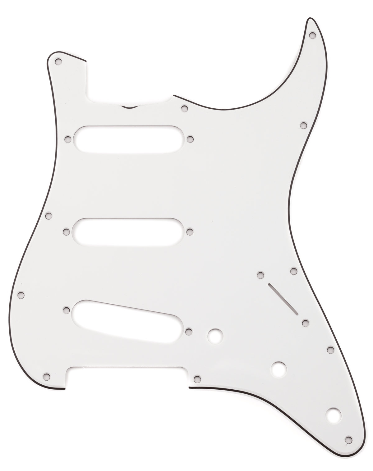 Fender 0094392049 Pure Vintage '65 Stratocaster SSS Slagplaat Eggshell 11-Gaats 3-Laags Nitro