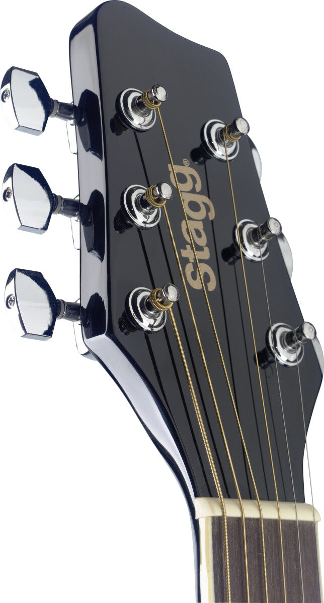 Stagg SA20ACE BLK westerngitaar Zwart