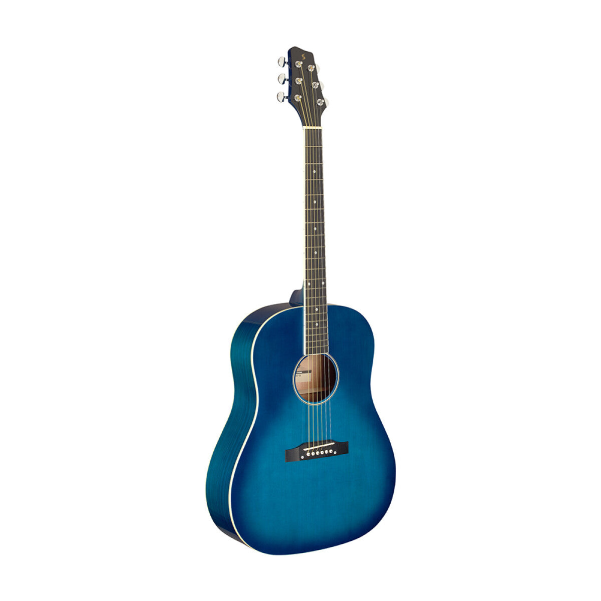 Stagg SA35 DS-TB westerngitaar Transparant blauw