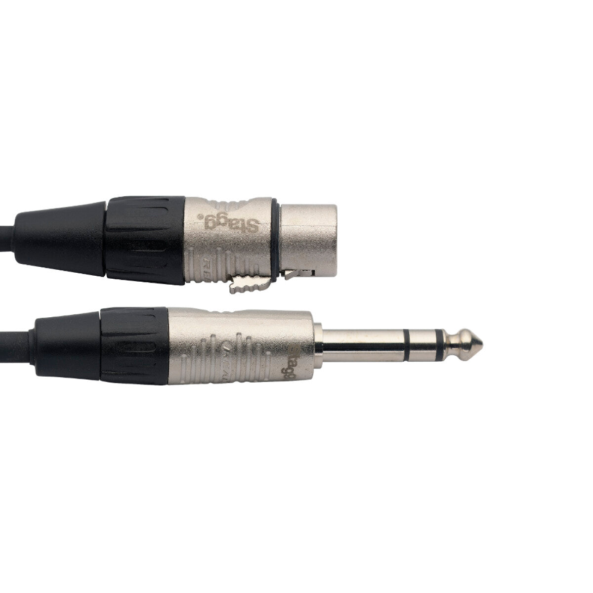 Stagg NAC3PSXFR n-Serie audiokabel, jack/XLR (m/v), stereo, 3 m