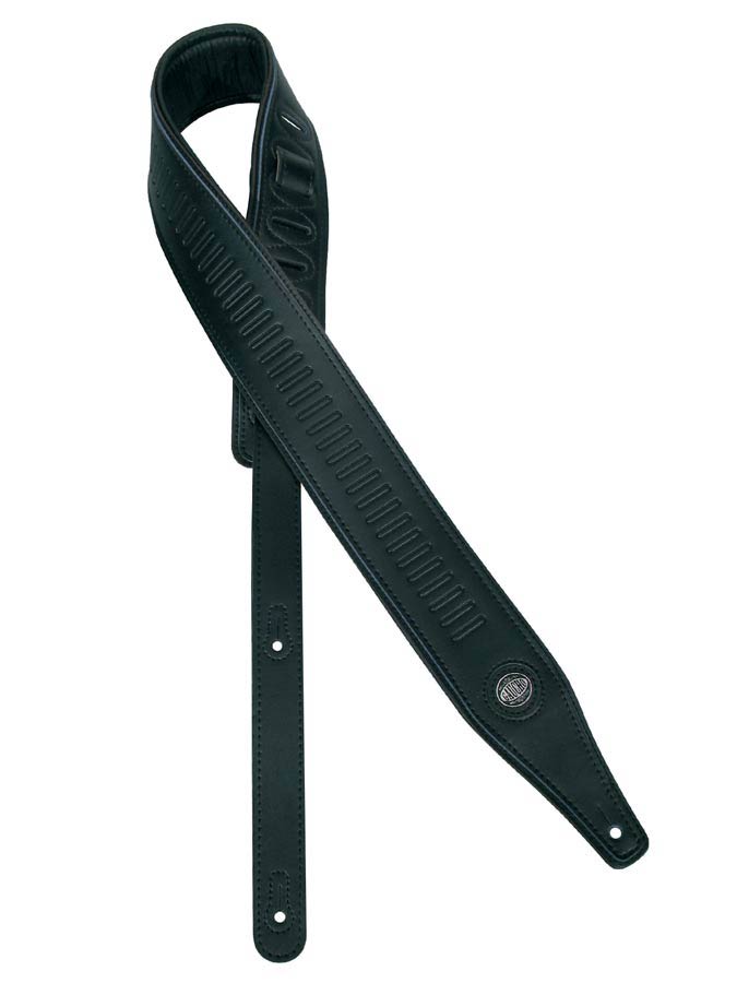 Gaucho GST-643-BK Buffalo III Series Gitaarband kunstleer, zwart