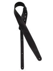 Gaucho GST-951-BK Cobbler Series Gitaarband topkwaliteit Europees leder, 5,5 cm breed, zwart, gemaakt in Italië