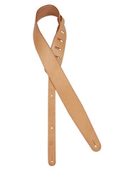 Gaucho GST-951-NT Cobbler Series Gitaarband topkwaliteit Europees leder, 5,5 cm breed, naturel, gemaakt in Italië