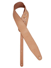 Gaucho GST-952-NT Cobbler Series Gitaarband topkwaliteit Europees leder, 7 cm breed, naturel, gemaakt in Italië