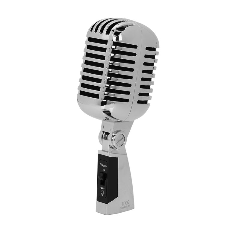 Stagg SDMP40 CR vintage dynamische microfoon