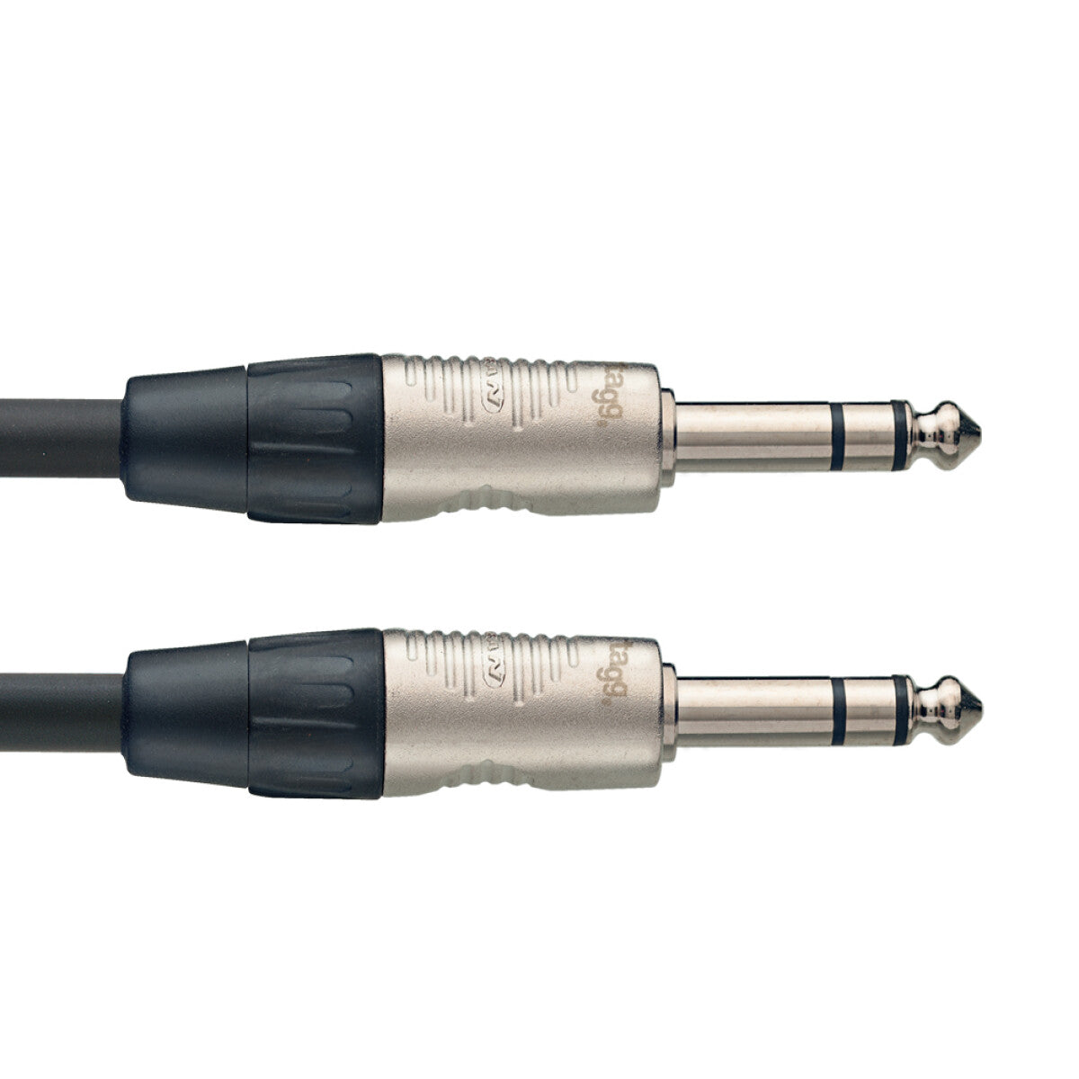Stagg NAC1PSR n-Serie audiokabel jack/jack (m/m), stereo, 1 m