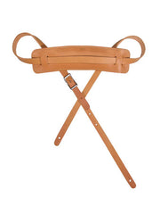 Gaucho GST-925-NT Vintage Series Gitaarband topkwaliteit Europees leder, naturel, verstelbare gesp, gemaakt in Italië