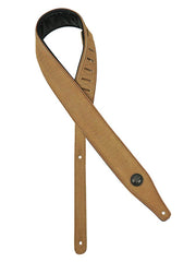 Gaucho GST-663-LBR Suede Three Series Gitaarband topkwaliteit suède, lichtbruin