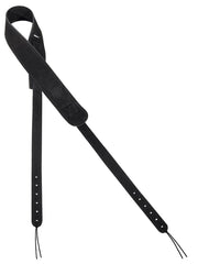 Gaucho GSTB-610-BK Grass Series Banjoriem zwart suède voorzijde, zwart suède achterzijde, chromen clips