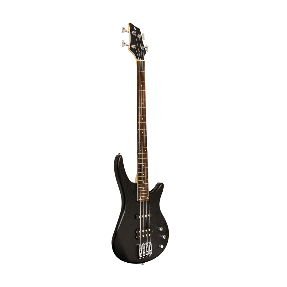 Stagg SBF-40 BLK elektrische basgitaar Zwart; Finish: openporig