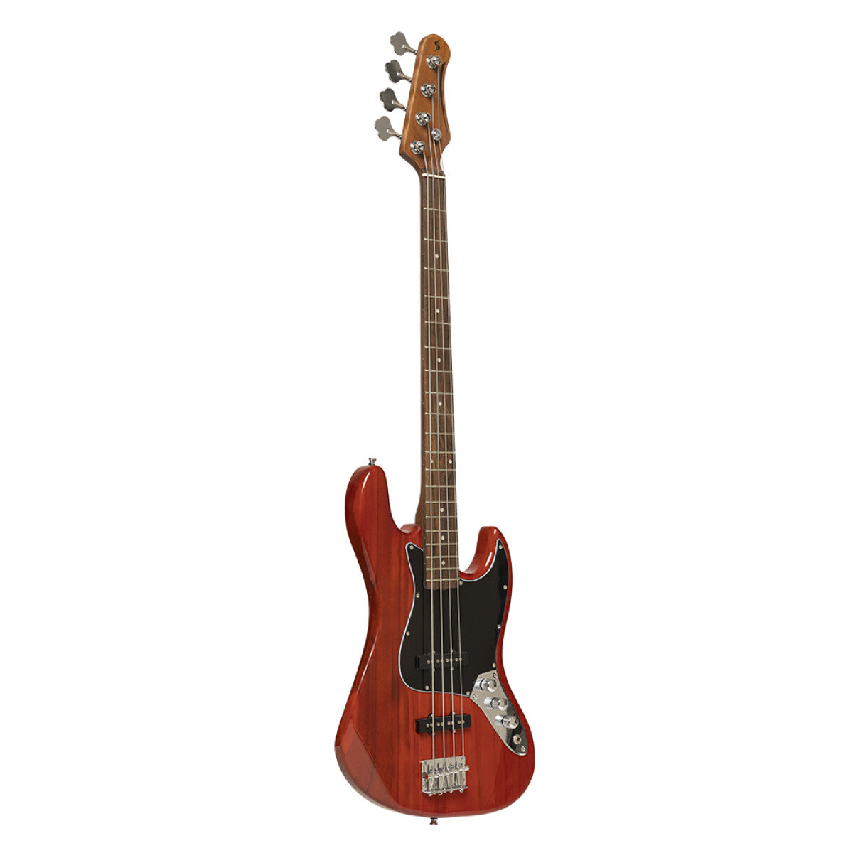 Stagg SBJ-30 STF RED elektrische basgitaar Fiesta Red