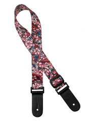 Gaucho GSTU-80-LI Standard Series Ukeleleriem met lila bloemen