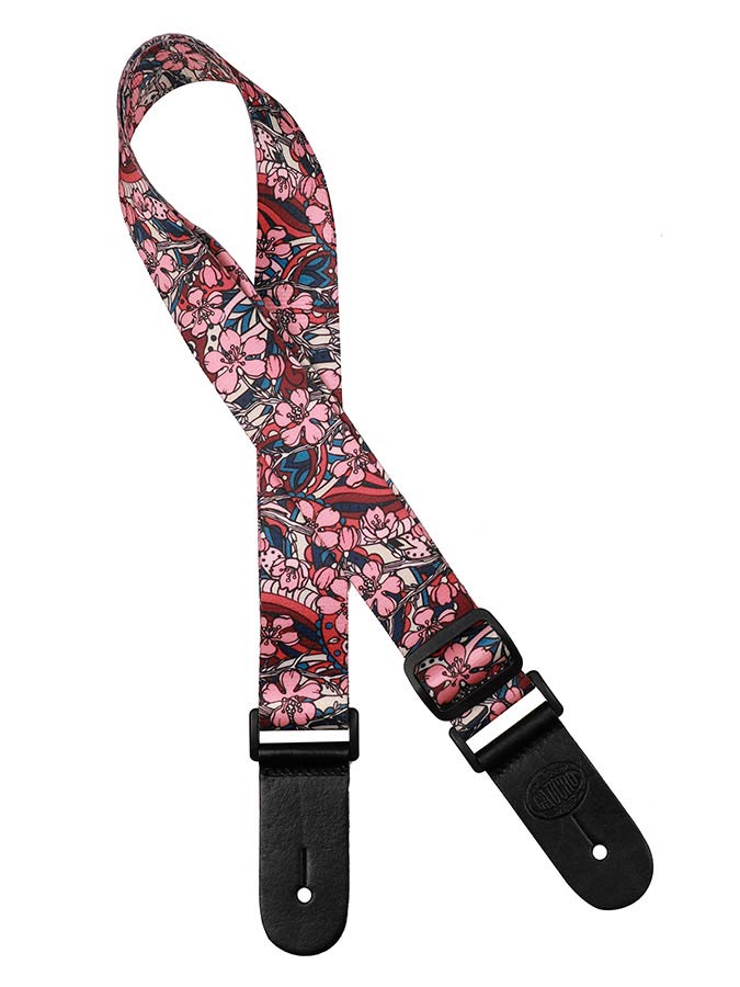 Gaucho GSTU-80-LI Standard Series Ukeleleriem met lila bloemen