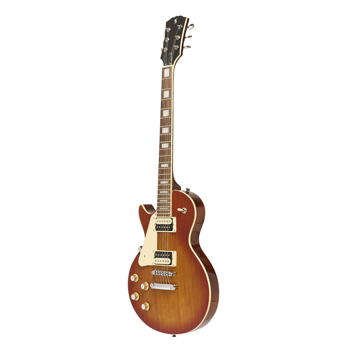 Stagg SEL-STD VSB LH elektrische gitaar linkshandig Violin Sunburst