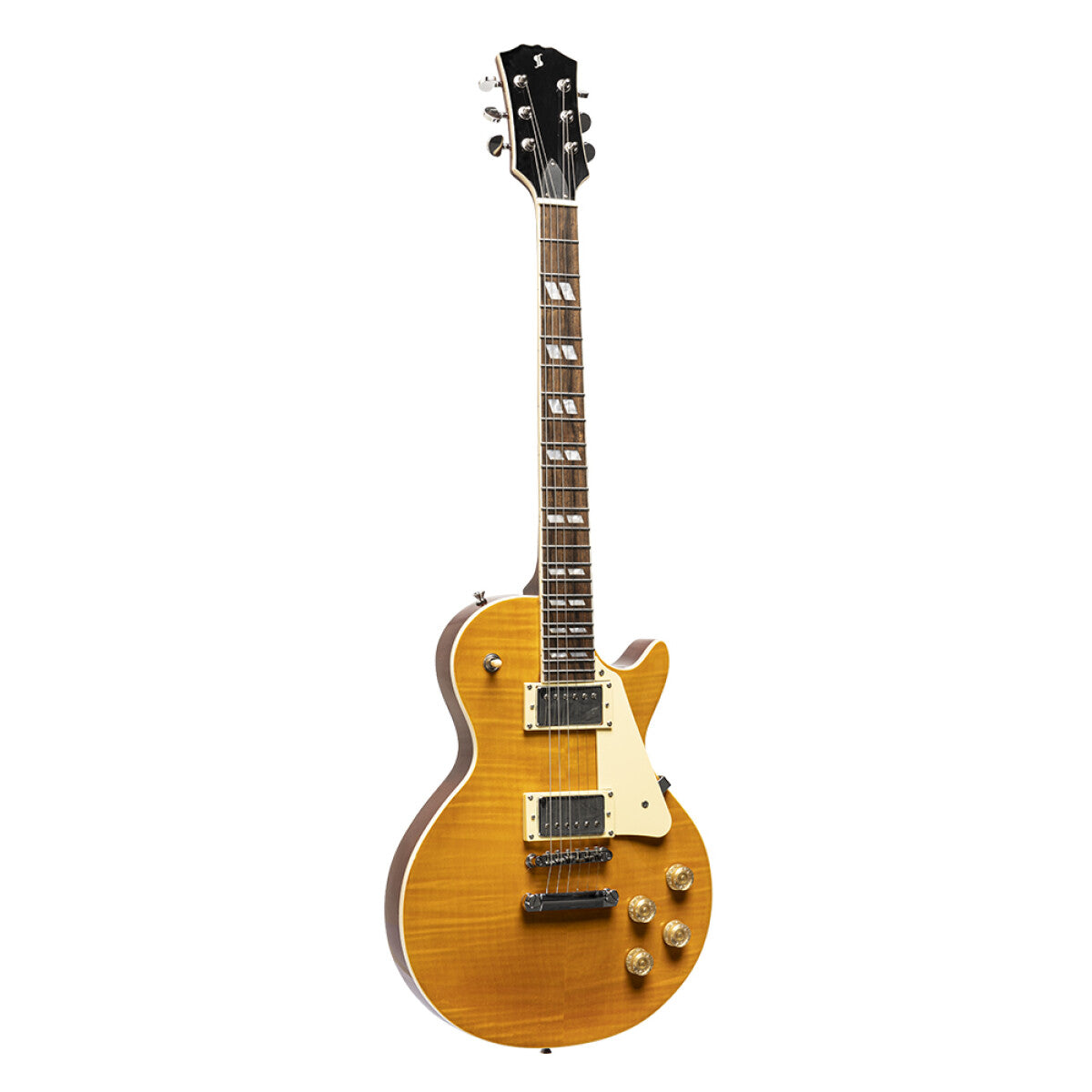 Stagg SEL-DLX HONEY elektrische gitaar Honey