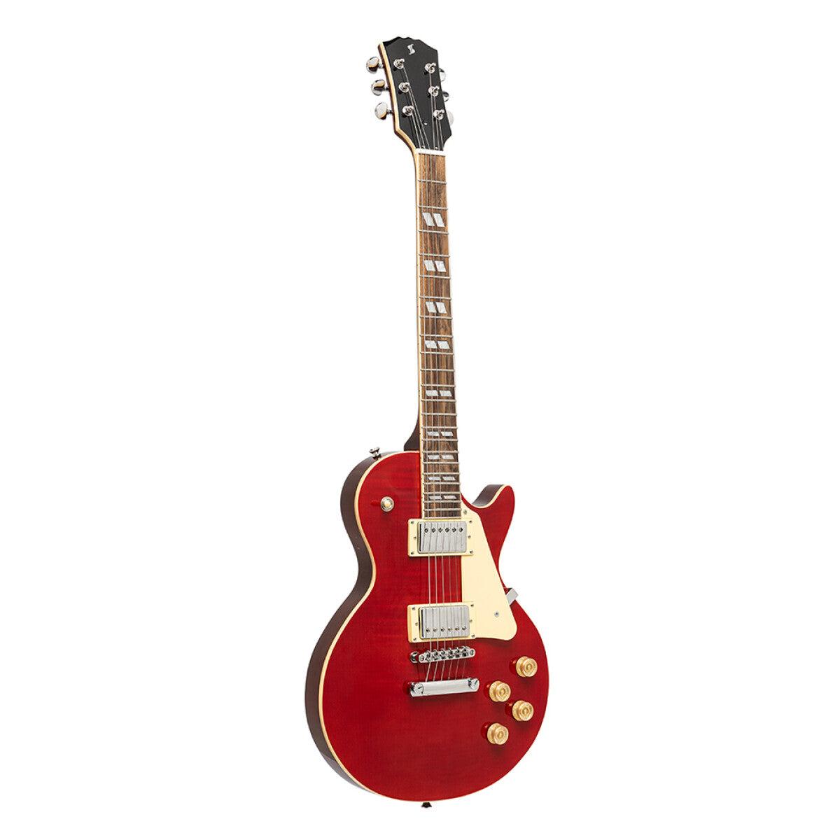 Stagg SEL-DLX W RED elektrische gitaar Wine Red
