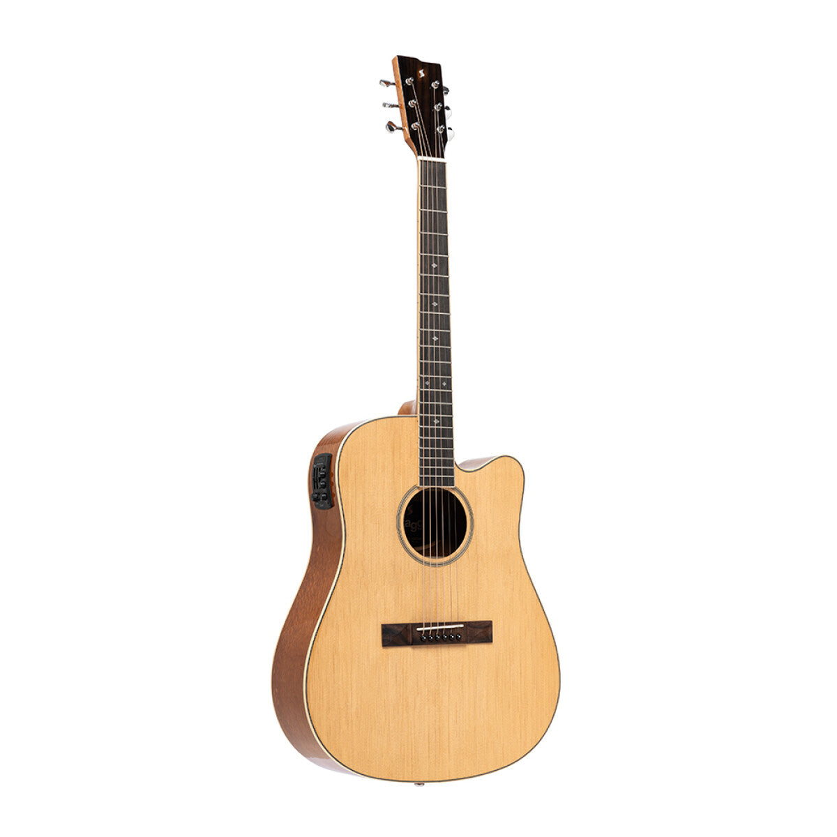 Stagg SA45 DCE-LW westerngitaar Naturel