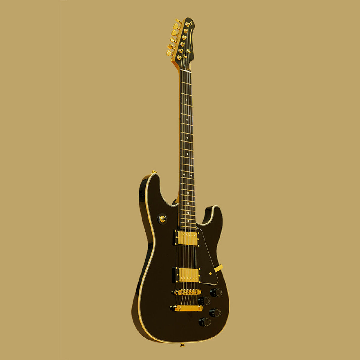 Stagg 30TH LEGACY BLK 30th Anniversary elektrische gitaar zwart