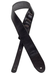 Gaucho GST-941-BK Cobbler Series Gitaarband Europees leer, 6.0 cmm breed, zwart