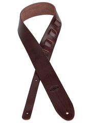 Gaucho GST-941-DBR Cobbler Series Gitaarband Europees leer, 6.0 cmm breed, donkerbruin