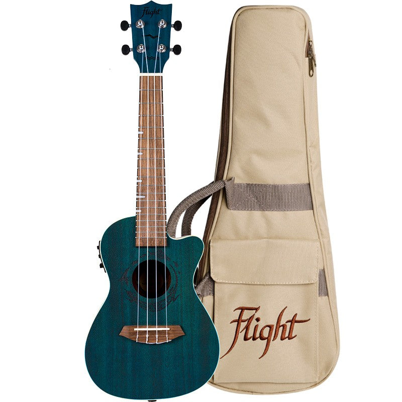 Flight DUC 380 CEQ TOPAZ – elektro-akoestische concertukelele