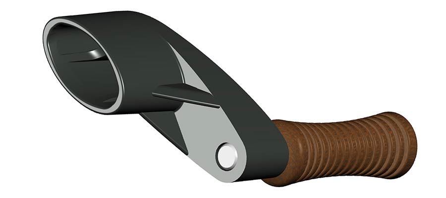 Wittner 272-W snarenwinder voor cello fijnstemmer sleutel, 4/4-7/8