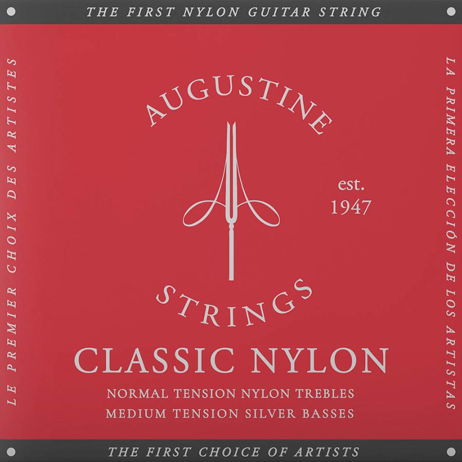 Augustine AUCLRD Classic Red snarenset voor klassiek gitaar