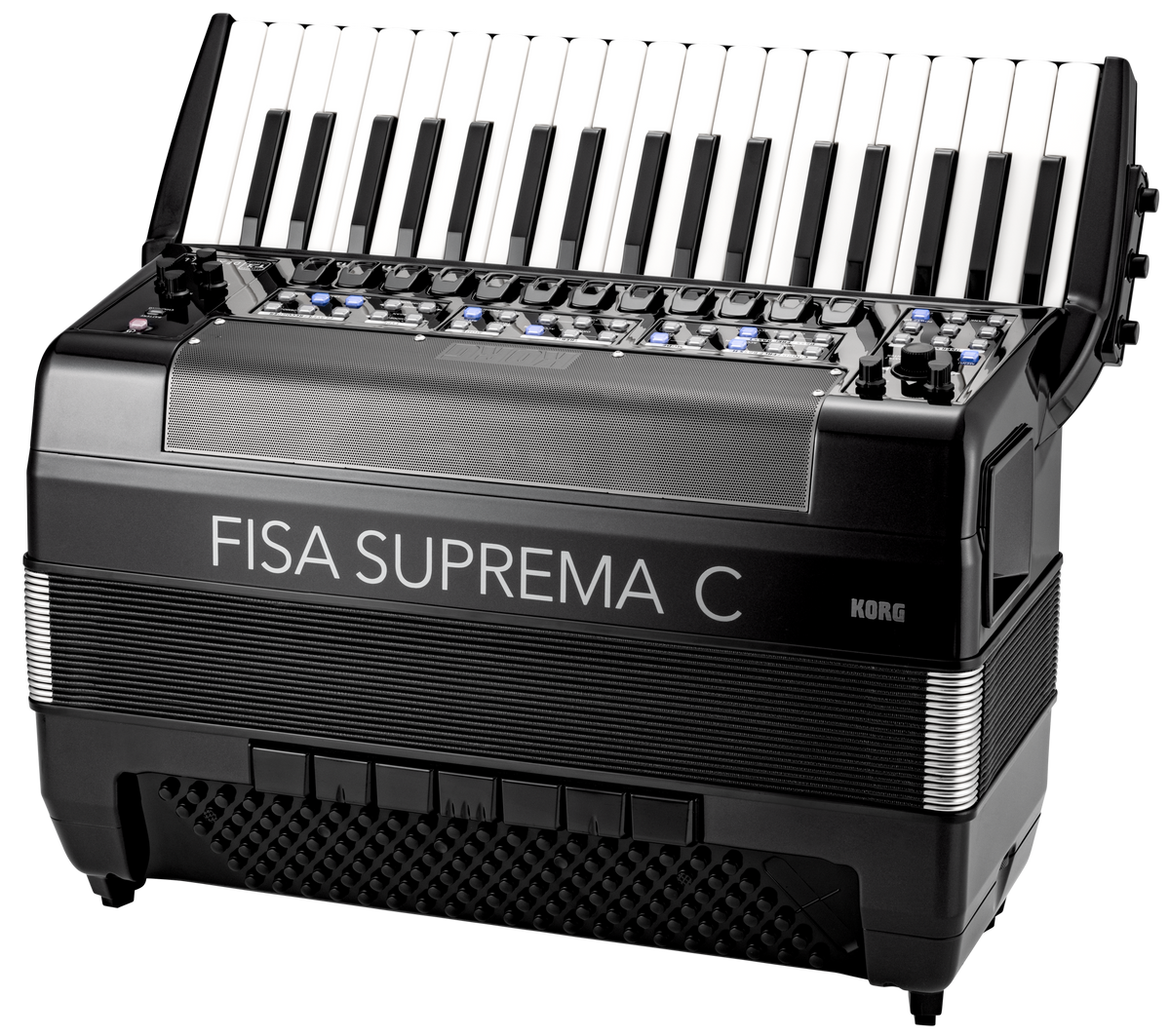 Korg Digitale accordeon, FISA SUPREMA C, Compact-model, 37 knoppen, 120 bassen