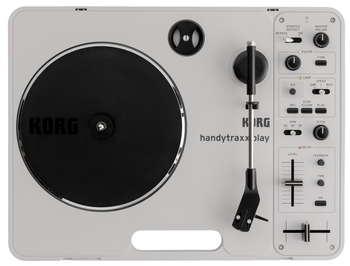 Korg Platenspeler ,handytraxx play, Luidspreker,Looper,Effekte, Batterij werking
