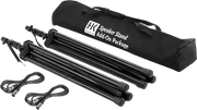 HK Audio PACK-STANDXLR – Bag, 2 stands, 2 XLR cables 8 m