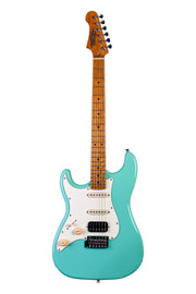 JET Guitars JS-400 SFG LH – elektrische gitaar – S-stijl HSS Linkshandig Zeegroen