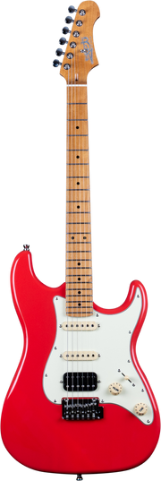 JET Guitars JS-400 CRD – elektrische gitaar – S-stijl HSS Koraalrood