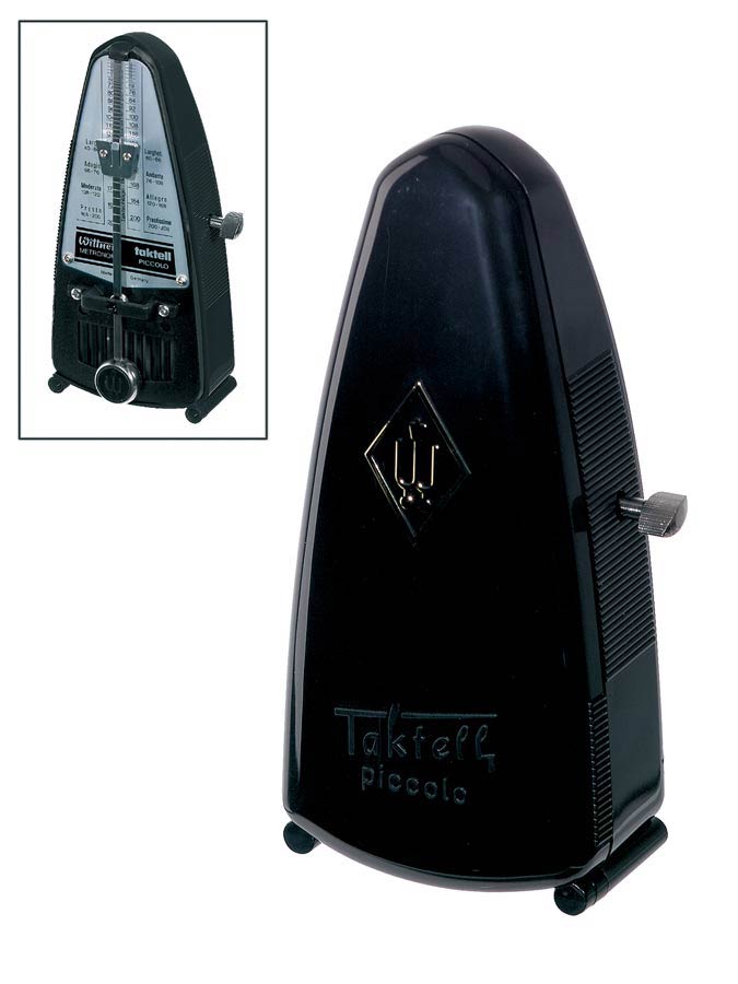 Wittner 836 mechanische mechanische metronoom kunststof, zwart, zonder bel