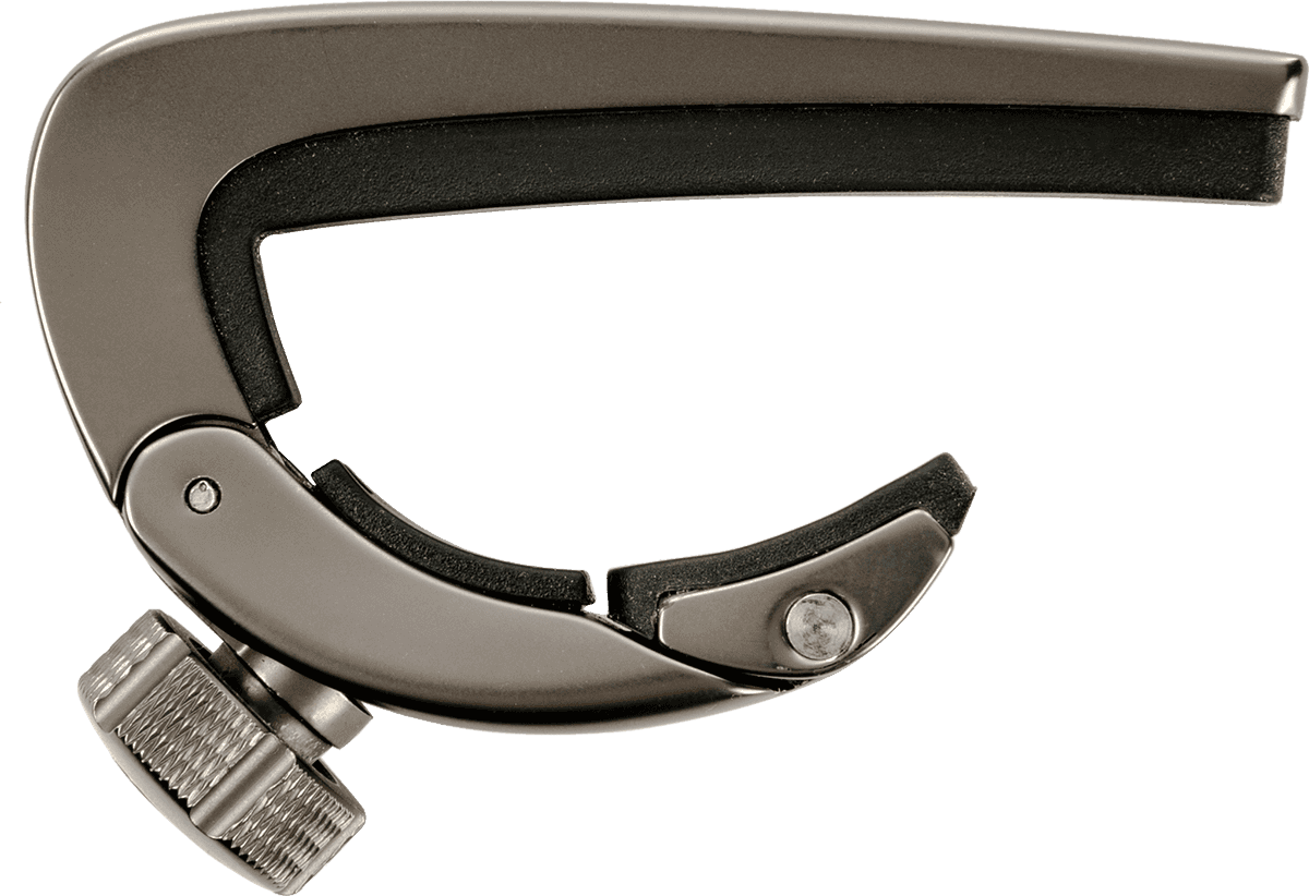 Dunlop DPCGM Pivot Curved Gun Metal Capodaster