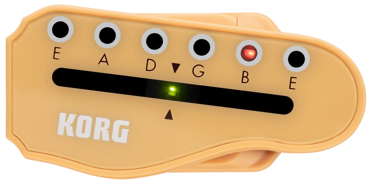 Korg Stemapparaat, E-Gitaar, Headtune G1, Clip-On, beige