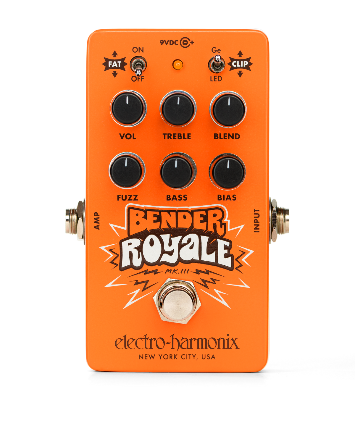 Electro-Harmonix BENDER ROYALE ORANGE – fuzzpedaal