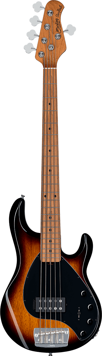 Sterling by Music Man StingRay RAY35 Vintage Sunburst – 5-snarige basgitaar